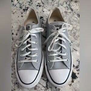 Women’s Converse Allstar Platform Gray Sneakers, size 7